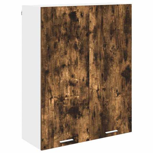 Hanging Cabinet Smoked Oak 80 x 31 x 100 cm Engineered Wood Hanging Cabinet Smoked Oak 80 x 31 x 100 cm Engineered Wood