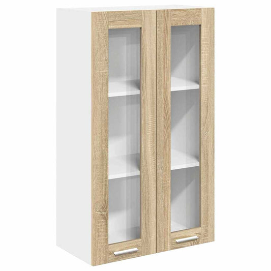 Hanging Cabinet Sonoma Oak 60 x 31 x 100 cm Engineered Wood Hanging Cabinet Sonoma Oak 60 x 31 x 100 cm Engineered Wood