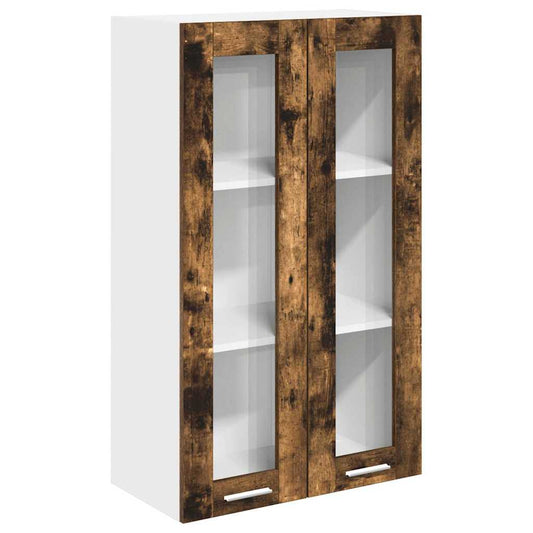 Hanging Cabinet Smoked Oak 60 x 31 x 100 cm Engineered Wood Hanging Cabinet Smoked Oak 60 x 31 x 100 cm Engineered Wood