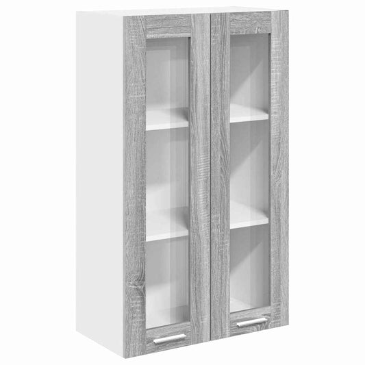 Hanging Cabinet Grey Sonoma 60 x 31 x 100 cm Engineered Wood Hanging Cabinet Grey Sonoma 60 x 31 x 100 cm Engineered Wood