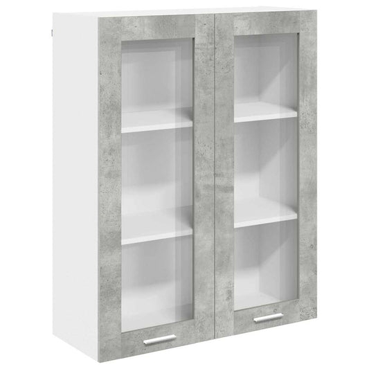 Hanging Cabinet Concrete Grey 80 x 31 x 100 cm Engineered Wood Hanging Cabinet Concrete Grey 80 x 31 x 100 cm Engineered Wood