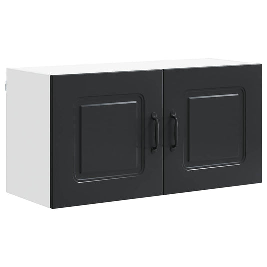 Dishwasher Panel Kalmar Black 80 x 31 x 40 cm Engineered Wood Dishwasher Panel Kalmar Black 80 x 31 x 40 cm Engineered Wood
