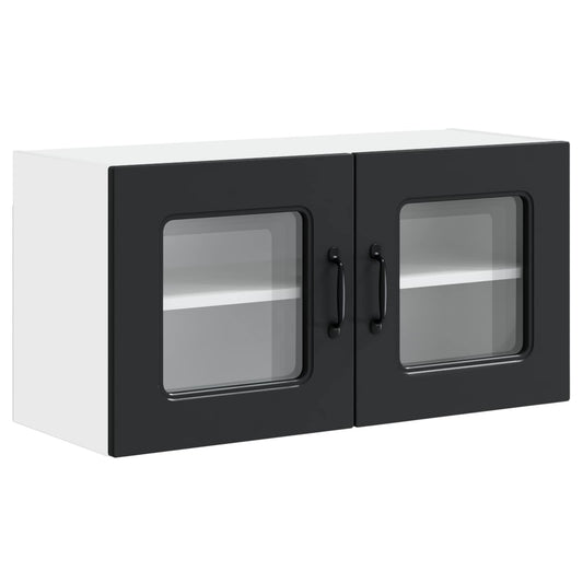 Dishwasher Panel Kalmar Black 80 x 31 x 40 cm Engineered Wood Dishwasher Panel Kalmar Black 80 x 31 x 40 cm Engineered Wood