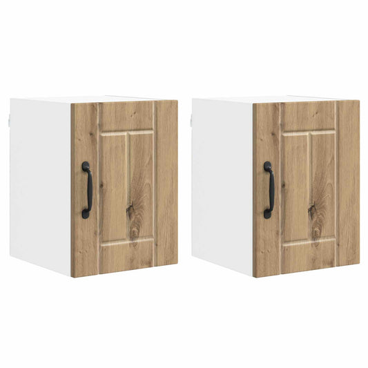 Wall Cabinet LUCCA 2 pcs Artisan Oak 30 x 31 x 40 cm Wall Cabinet LUCCA 2 pcs Artisan Oak 30 x 31 x 40 cm