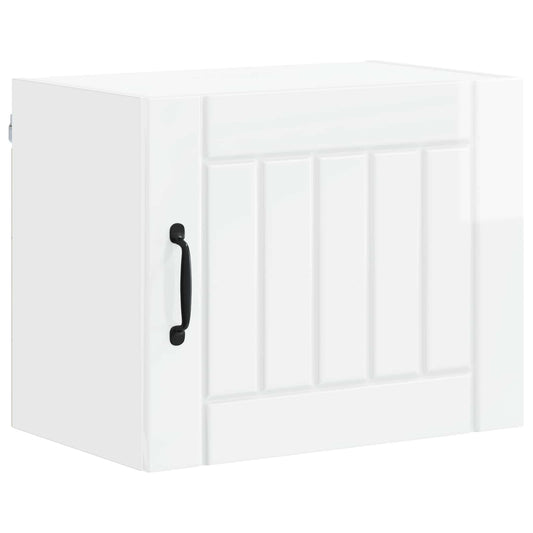 Wall Cabinet LUCCA High Gloss White 50 x 31 x 40 cm Wall Cabinet LUCCA High Gloss White 50 x 31 x 40 cm