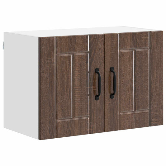 Wall Cabinet LUCCA Brown Oak 60 x 31 x 40 cm Engineered Wood Wall Cabinet LUCCA Brown Oak 60 x 31 x 40 cm Engineered Wood