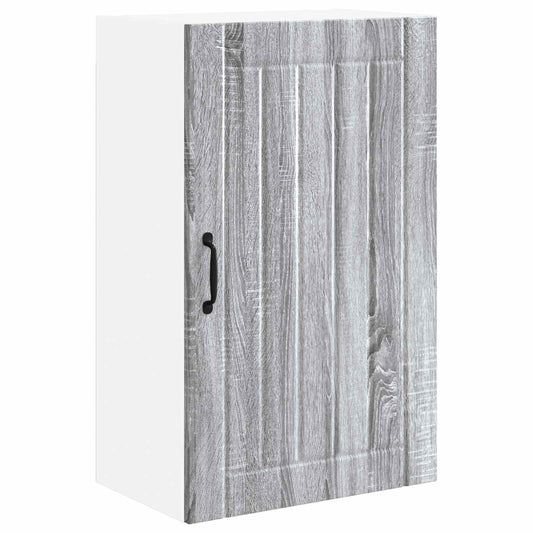 Wall Cabinet LUCCA Grey Sonoma 50 x 31 x 80 cm Engineered Wood Wall Cabinet LUCCA Grey Sonoma 50 x 31 x 80 cm Engineered Wood