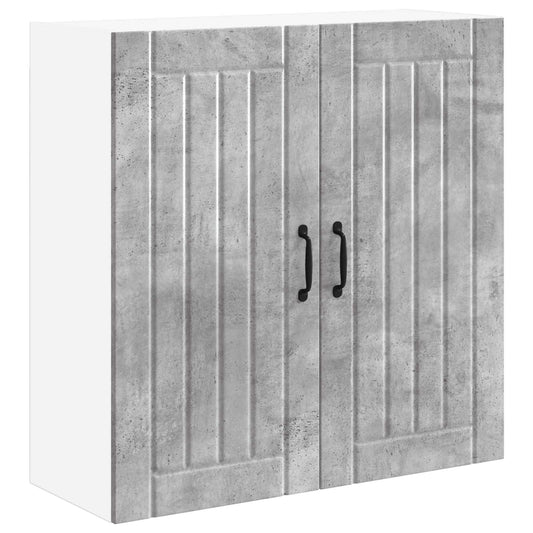 Wall Cabinet LUCCA Concrete Grey 80 x 31 x 80 cm Wall Cabinet LUCCA Concrete Grey 80 x 31 x 80 cm