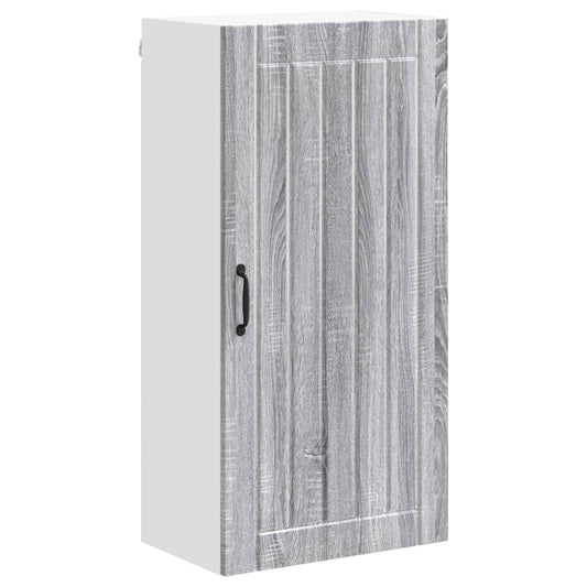 Wall Cabinet LUCCA Grey Sonoma 50 x 31 x 100 cm Engineered Wood Wall Cabinet LUCCA Grey Sonoma 50 x 31 x 100 cm Engineered Wood