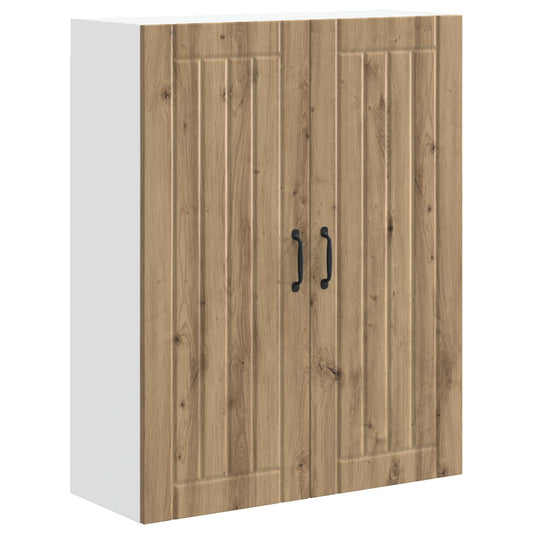 Wall Cabinet LUCCA Artisan Oak 80 x 31 x 100 cm Engineered Wood Wall Cabinet LUCCA Artisan Oak 80 x 31 x 100 cm Engineered Wood
