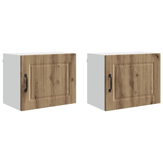 Wall Cabinet PORTO 2 pcs Artisan Oak Engineered Wood Wall Cabinet PORTO 2 pcs Artisan Oak Engineered Wood