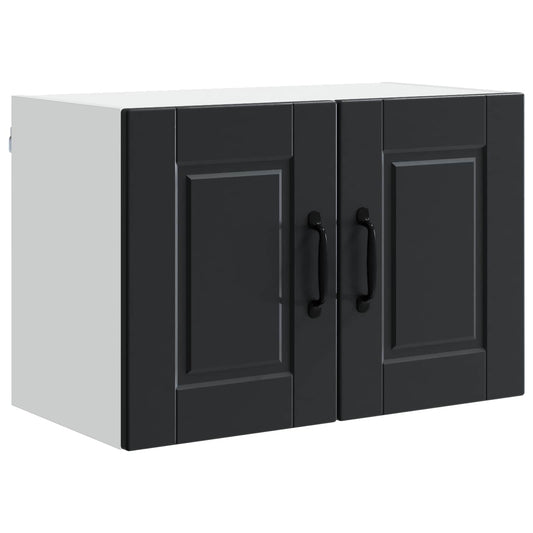 Wall Cabinet PORTO Black 60 x 31 x 40 cm Engineered Wood Wall Cabinet PORTO Black 60 x 31 x 40 cm Engineered Wood