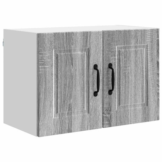Wall Cabinet PORTO Grey Sonoma 60 x 31 x 40 cm Engineered Wood Wall Cabinet PORTO Grey Sonoma 60 x 31 x 40 cm Engineered Wood