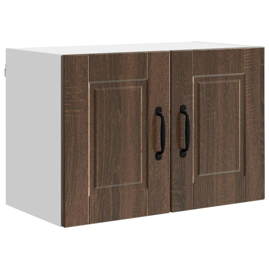 Wall Cabinet PORTO Brown Oak 60 x 31 x 40 cm Engineered Wood Wall Cabinet PORTO Brown Oak 60 x 31 x 40 cm Engineered Wood