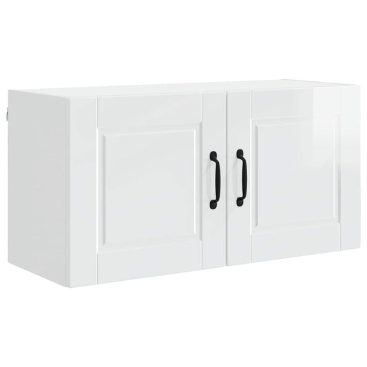 Wall Cabinet PORTO High Gloss White 80 x 31 x 40 cm Wall Cabinet PORTO High Gloss White 80 x 31 x 40 cm