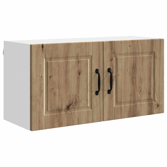 Wall Cabinet PORTO Artisan Oak 80 x 31 x 40 cm Engineered Wood Wall Cabinet PORTO Artisan Oak 80 x 31 x 40 cm Engineered Wood