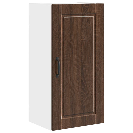 Wall Cabinet PORTO Brown Oak 40 x 31 x 80 cm Engineered Wood Wall Cabinet PORTO Brown Oak 40 x 31 x 80 cm Engineered Wood