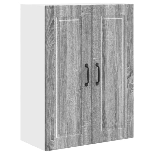 Wall Cabinet PORTO Grey Sonoma 60 x 31 x 80 cm Engineered Wood Wall Cabinet PORTO Grey Sonoma 60 x 31 x 80 cm Engineered Wood