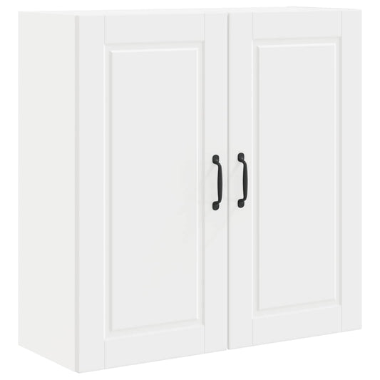 Wall Cabinet PORTO White 80 x 31 x 80 cm Engineered Wood Wall Cabinet PORTO White 80 x 31 x 80 cm Engineered Wood