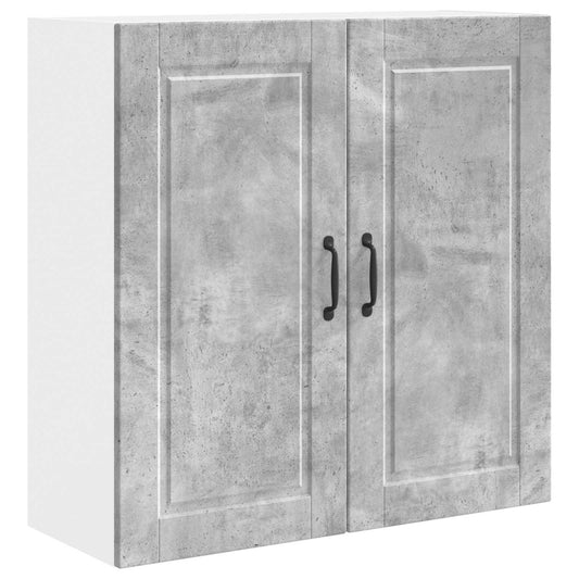 Wall Cabinet PORTO Concrete Grey 80 x 31 x 80 cm Wall Cabinet PORTO Concrete Grey 80 x 31 x 80 cm