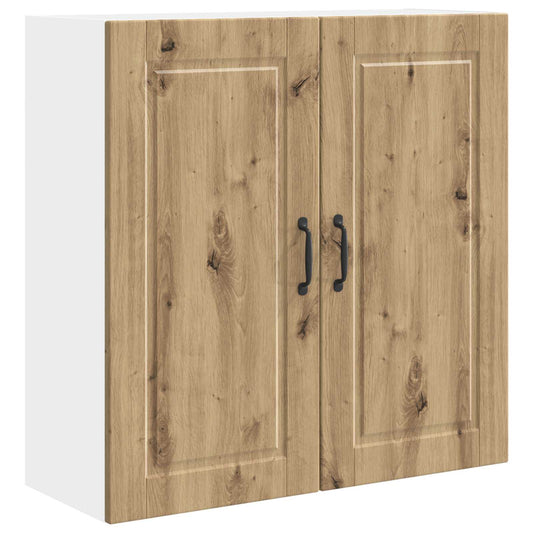 Wall Cabinet PORTO Artisan Oak 80 x 31 x 80 cm Engineered Wood Wall Cabinet PORTO Artisan Oak 80 x 31 x 80 cm Engineered Wood