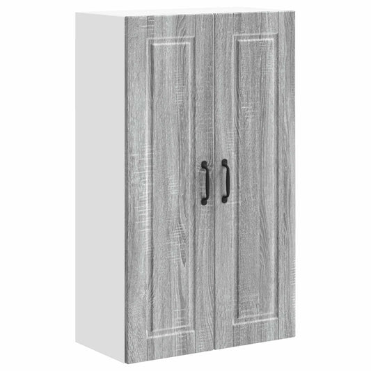 Wall Cabinet PORTO Grey Sonoma 60 x 31 x 100 cm Engineered Wood Wall Cabinet PORTO Grey Sonoma 60 x 31 x 100 cm Engineered Wood