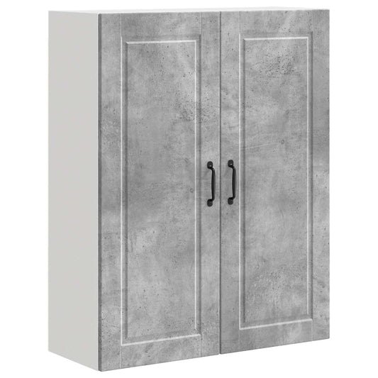 Wall Cabinet PORTO Concrete Grey 80 x 31 x 100 cm Wall Cabinet PORTO Concrete Grey 80 x 31 x 100 cm