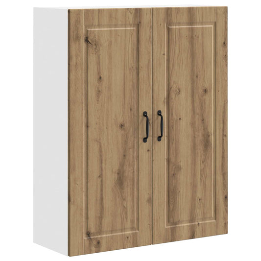 Wall Cabinet PORTO Artisan Oak 80 x 31 x 100 cm Engineered Wood Wall Cabinet PORTO Artisan Oak 80 x 31 x 100 cm Engineered Wood