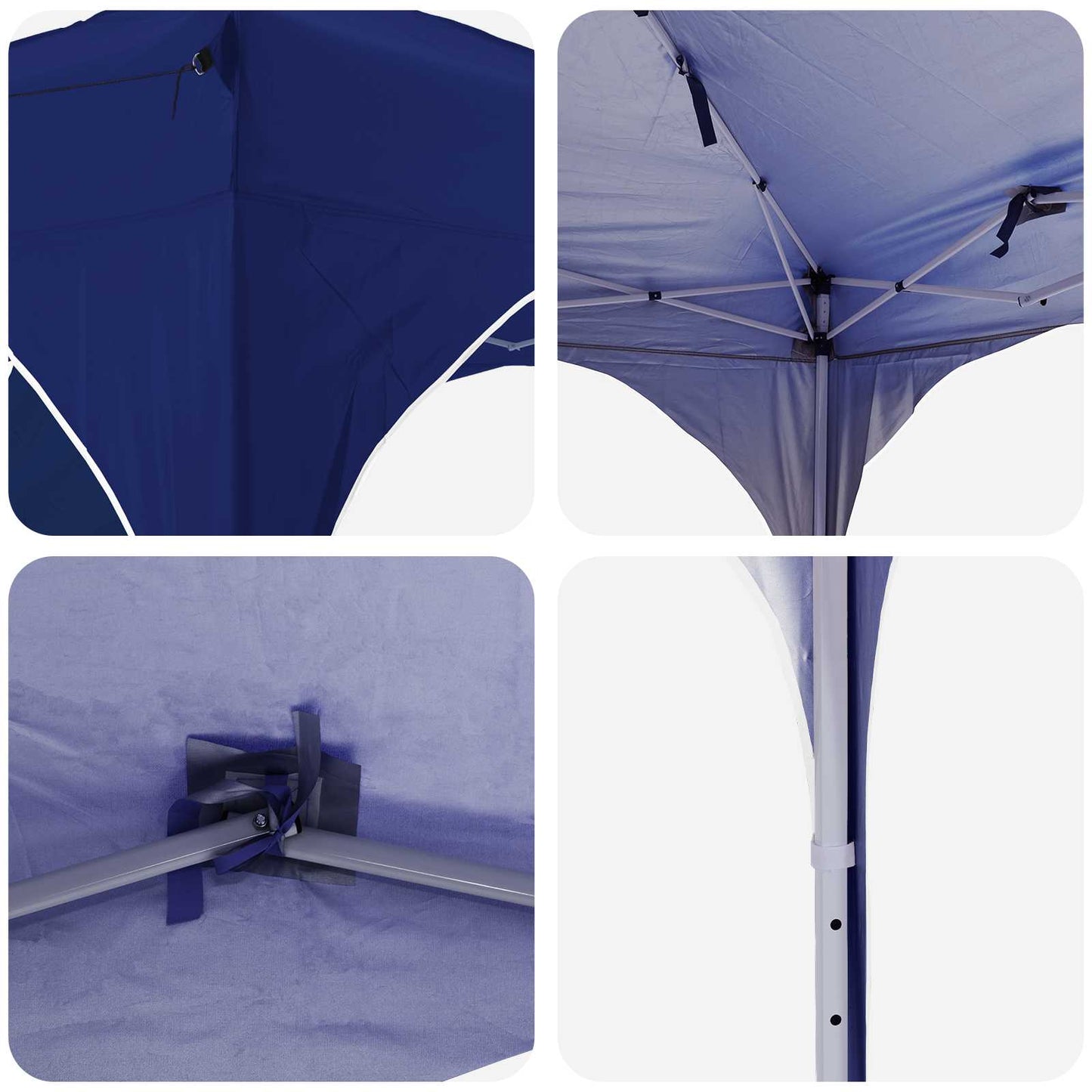 Pop-up Party Tent 290 x 290 x 245 cm Blue