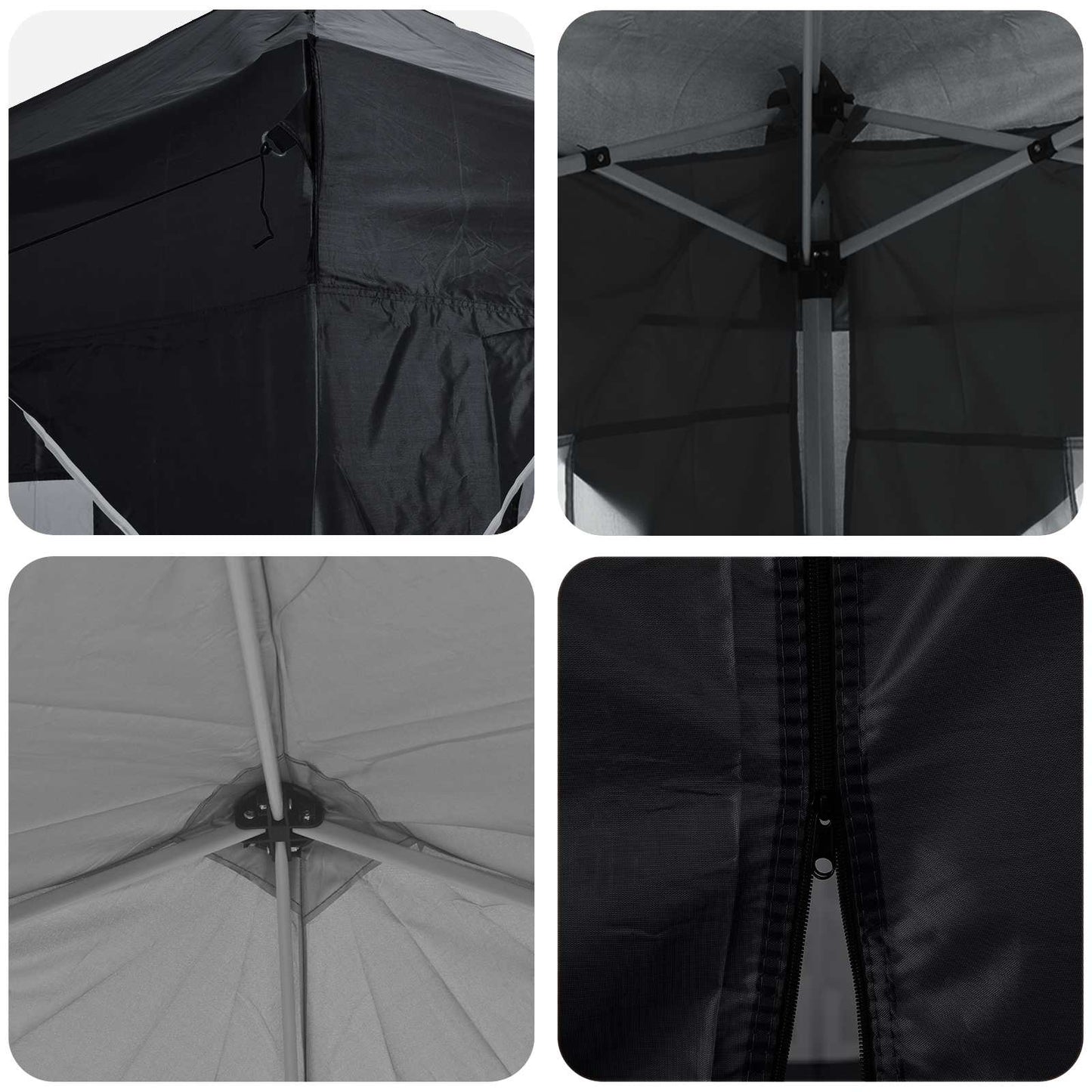 Pop-up Party Tent Anthracite 575 x 288 x 245 cm Oxford Fabric