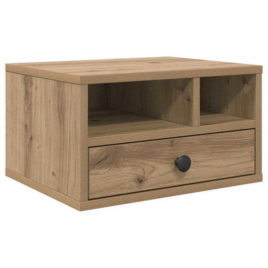 Printer Stand Artisan Oak 40 x 32 x 24 cm Engineered Wood Printer Stand Artisan Oak 40 x 32 x 24 cm Engineered Wood