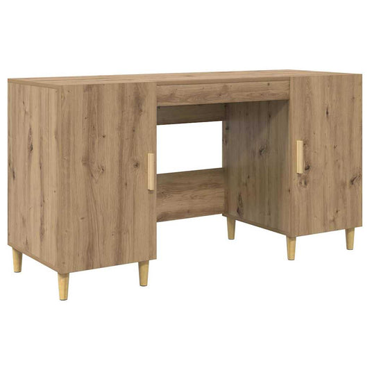 Desk Artisan Oak Engineered Wood 140 x 50 x 75 cm Desk Artisan Oak Engineered Wood 140 x 50 x 75 cm