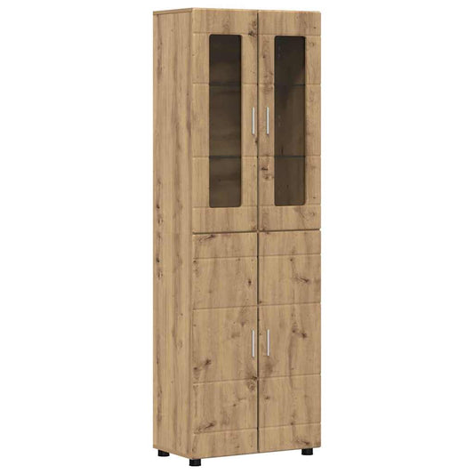Highboard FLORIN Artisan Oak 60 x 35 x 182 cm Engineered Wood Highboard FLORIN Artisan Oak 60 x 35 x 182 cm Engineered Wood