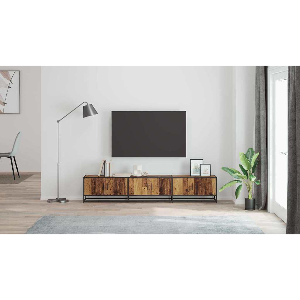 TV Units 210 x 35 x 41 cm Old Wood Engineered wood