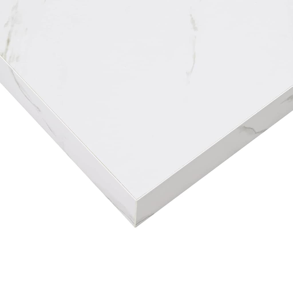 Wall Shelf 4 pcs White Marble 60 x 23.5 x 3.8 cm