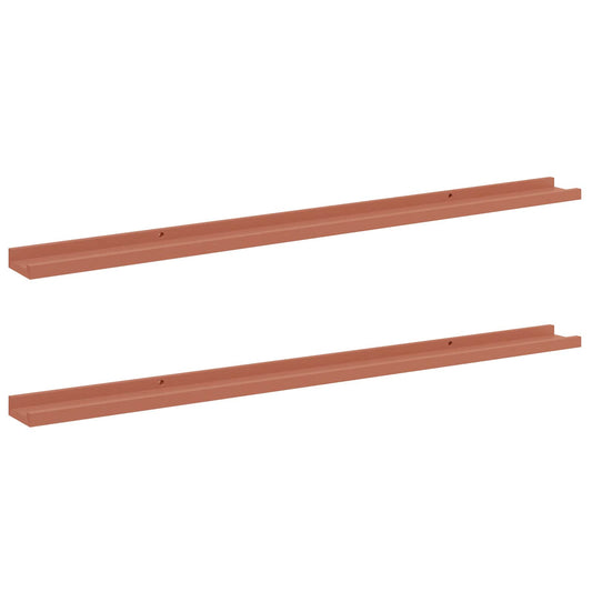 Wall Shelf Wall-Mounted 2 pcs Red 115 x 9 x 3 cm Wall Shelf Wall-Mounted 2 pcs Red 115 x 9 x 3 cm