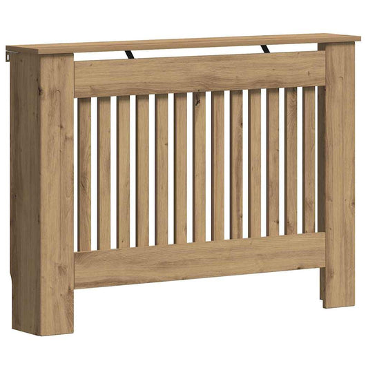 Radiator Cover Artisan Oak 112 x 19 x 81.5 cm Engineered Wood Radiator Cover Artisan Oak 112 x 19 x 81.5 cm Engineered Wood