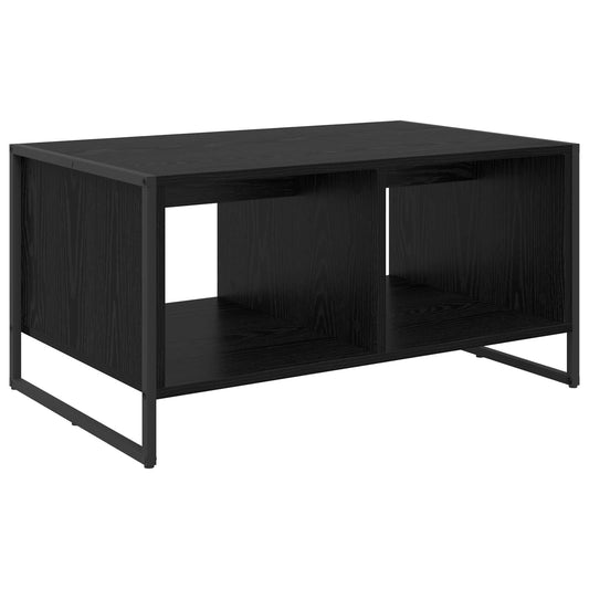 Coffee Table Black Oak 80 x 50 x 40 cm Engineered Wood Coffee Table Black Oak 80 x 50 x 40 cm Engineered Wood