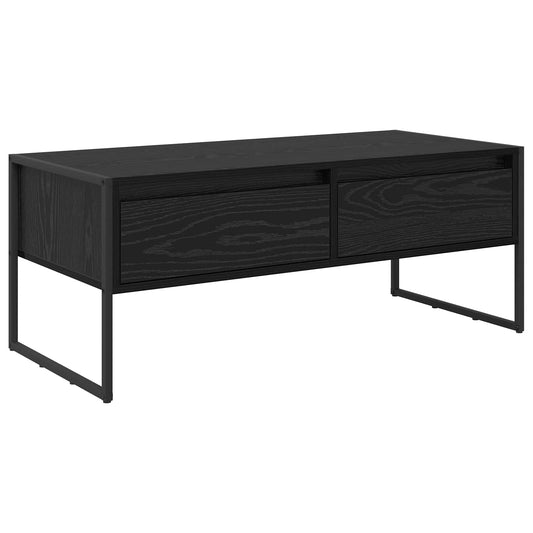 Coffee Table Black Oak 100 x 46 x 40 cm Engineered Wood Coffee Table Black Oak 100 x 46 x 40 cm Engineered Wood