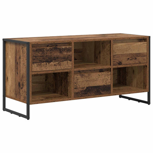 TV Cabinet Old Wood 100 x 36 x 49.5 cm Engineered Wood TV Cabinet Old Wood 100 x 36 x 49.5 cm Engineered Wood