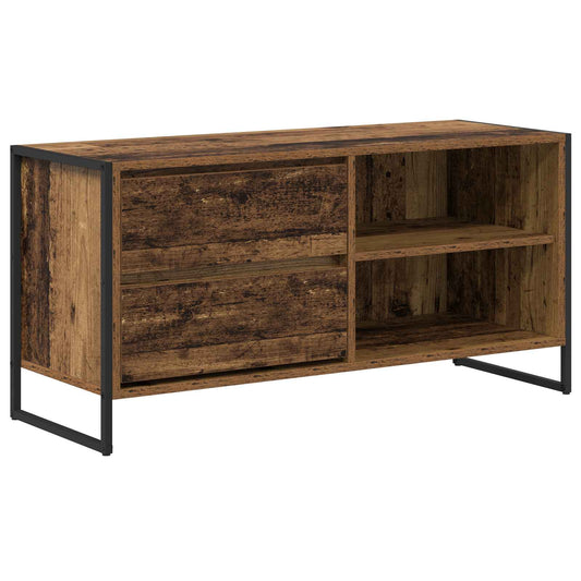 TV Cabinet Old Wood 100 x 36 x 49.5 cm Engineered Wood TV Cabinet Old Wood 100 x 36 x 49.5 cm Engineered Wood