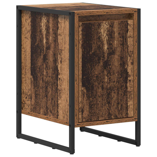 Bedside Table Old Wood 39.5 x 30 x 50 cm Engineered Wood Bedside Table Old Wood 39.5 x 30 x 50 cm Engineered Wood