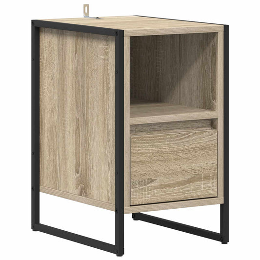 Bedside Table Sonoma 39.5 x 30 x 50 cm Engineered Wood Bedside Table Sonoma 39.5 x 30 x 50 cm Engineered Wood
