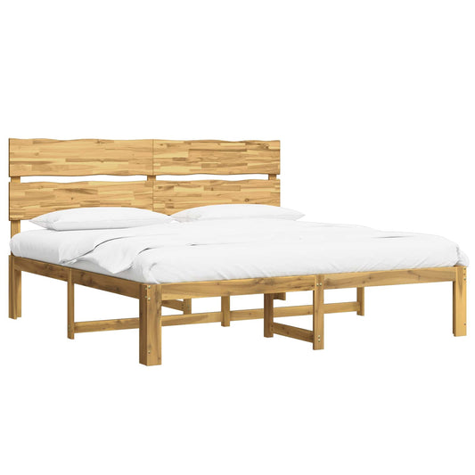 Double Bed Frame with Headboard ROSTOCK White 180 x 200 cm Double Bed Frame with Headboard ROSTOCK White 180 x 200 cm