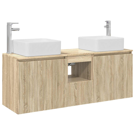 Bathroom Cabinet Set 3 pcs Sonoma Oak 49.5 x 41 x 63 cm Bathroom Cabinet Set 3 pcs Sonoma Oak 49.5 x 41 x 63 cm