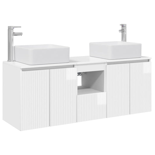 Bathroom Cabinet Set 3 pcs High Gloss White 53 x 35 x 63 cm Bathroom Cabinet Set 3 pcs High Gloss White 53 x 35 x 63 cm