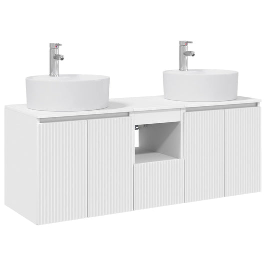 Bathroom Cabinet Set 3 pcs White 49.5 x 44.5 x 65 cm Bathroom Cabinet Set 3 pcs White 49.5 x 44.5 x 65 cm