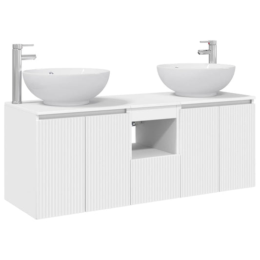 Bathroom Cabinet Set 3 pcs White 49.5 x 44.5 x 65 cm Bathroom Cabinet Set 3 pcs White 49.5 x 44.5 x 65 cm