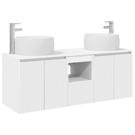Bathroom Cabinet Set 3 pcs White 49.5 x 44.5 x 66 cm Bathroom Cabinet Set 3 pcs White 49.5 x 44.5 x 66 cm