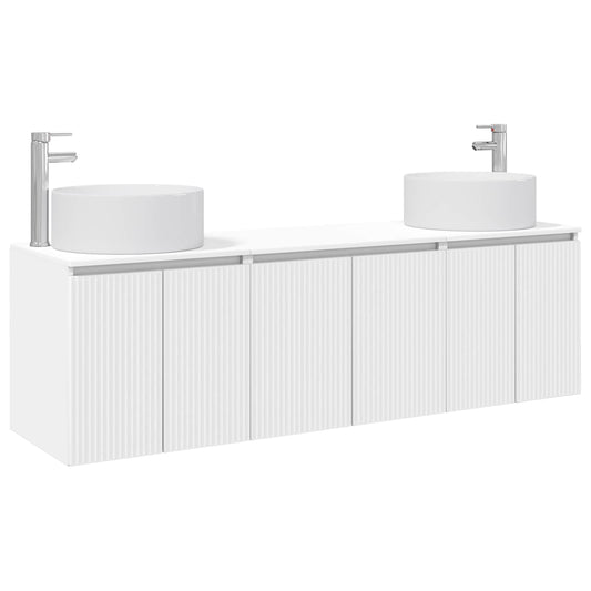 Bathroom Cabinet Set 3 pcs White 49.5 x 44.5 x 65.5 cm Bathroom Cabinet Set 3 pcs White 49.5 x 44.5 x 65.5 cm